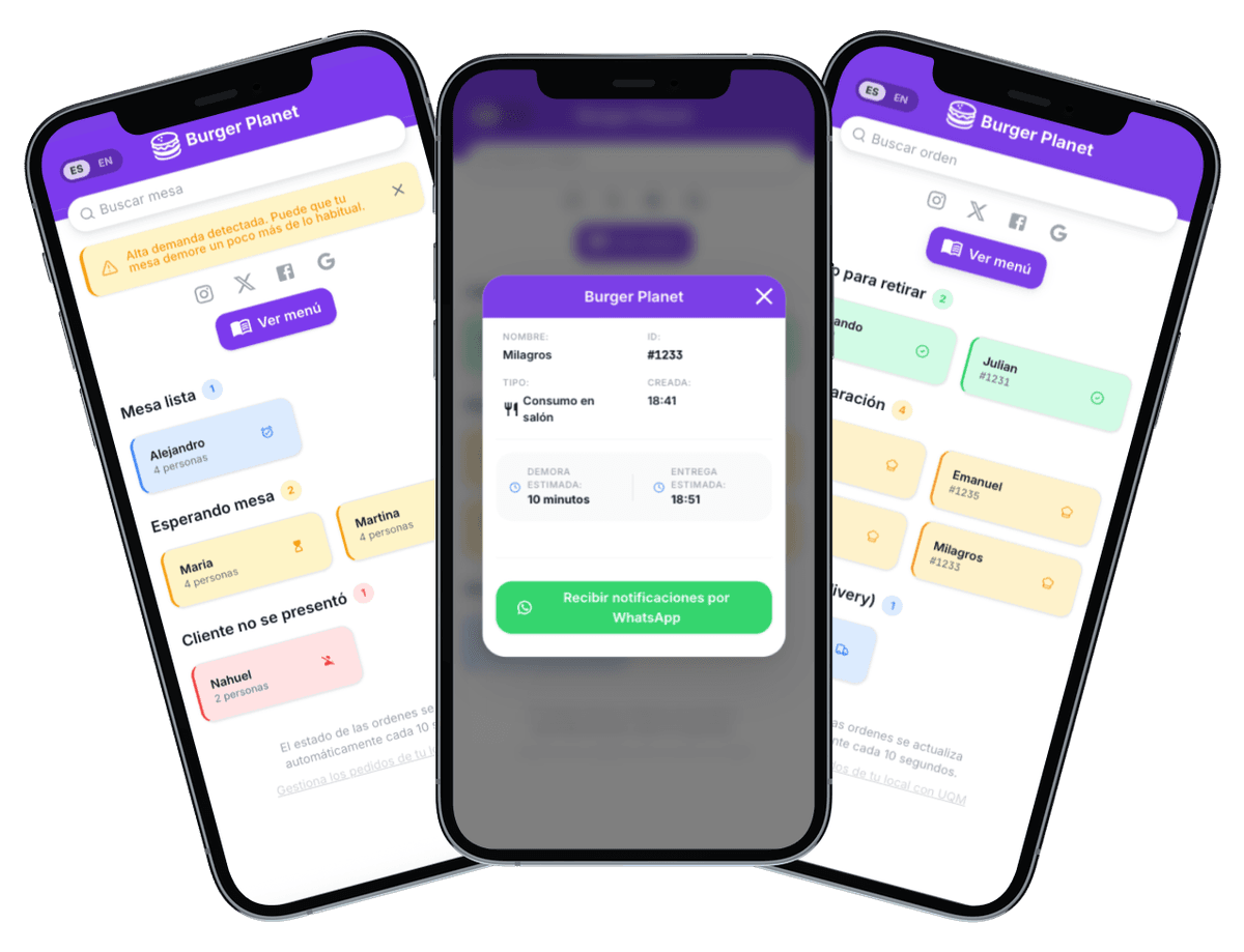 Panel de administración UQM